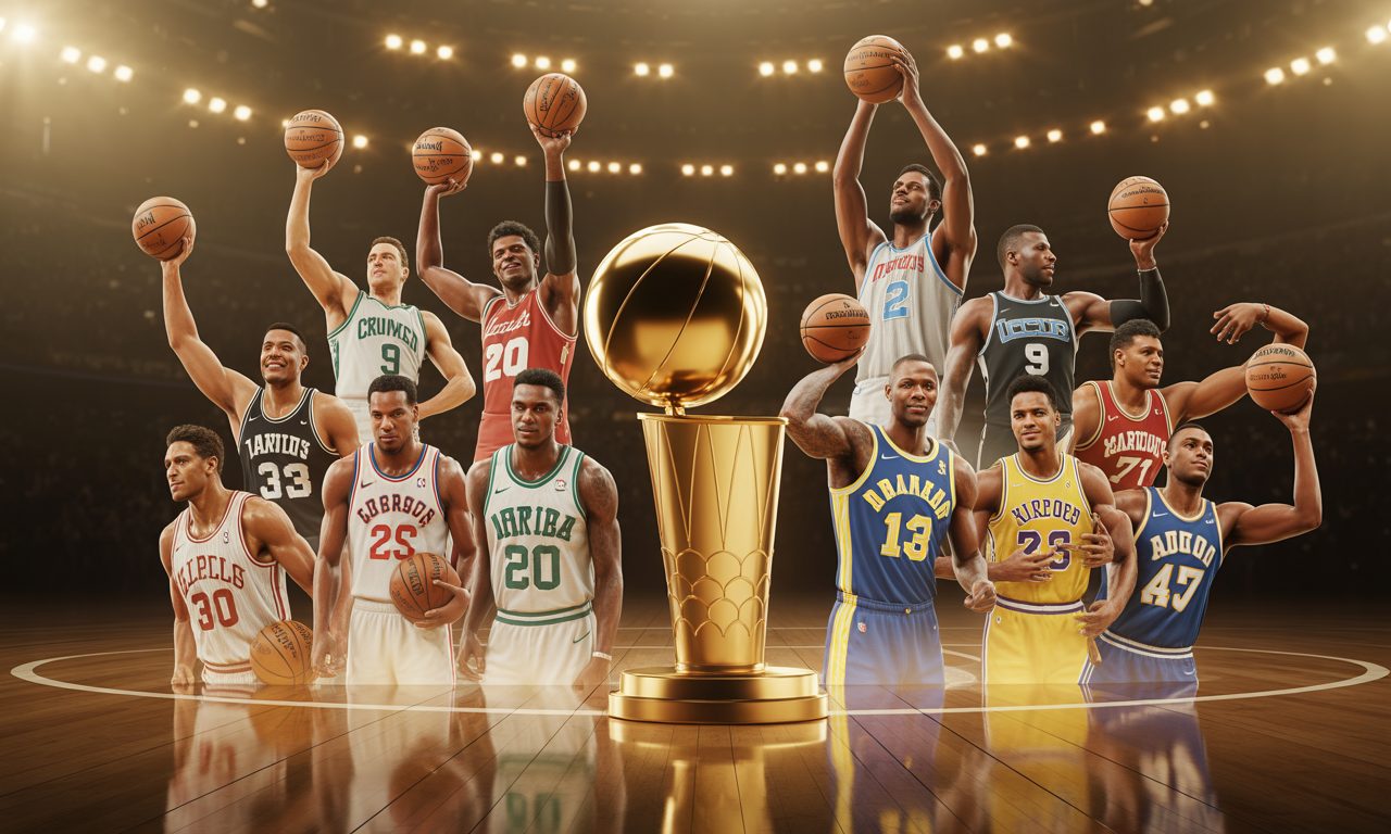 découvrez le palmarès complet de la nba avec tous les champions et mvp depuis la création de la ligue. une rétrospective incontournable pour les fans de basketball.